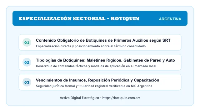 Enfoque temático y aplicaciones de negocio para el activo digital botiquin.com.ar (GRUPO BOTIQUIN)